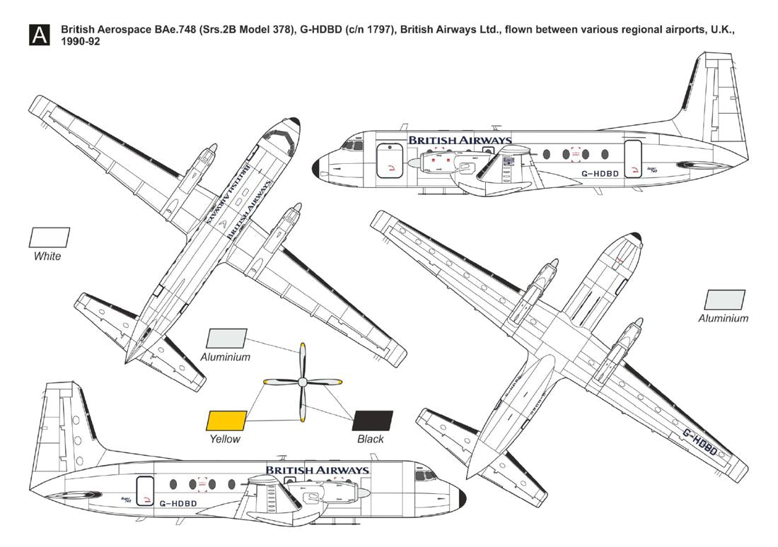 Mark I Models MKM144182 1:144 British Aerospace BAe.748 â€˜Super 748â€™