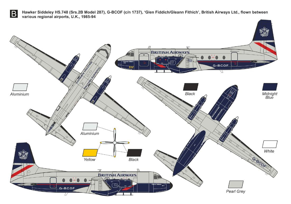 Mark I Models MKM144182 1:144 British Aerospace BAe.748 â€˜Super 748â€™