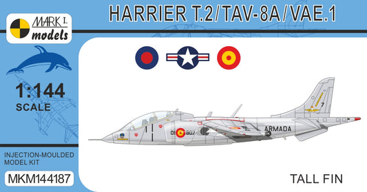 Mark I Models MKM144187 1:144 BAe Harrier T.2/TAV-8A/TAV-8S 'Tall Fin'