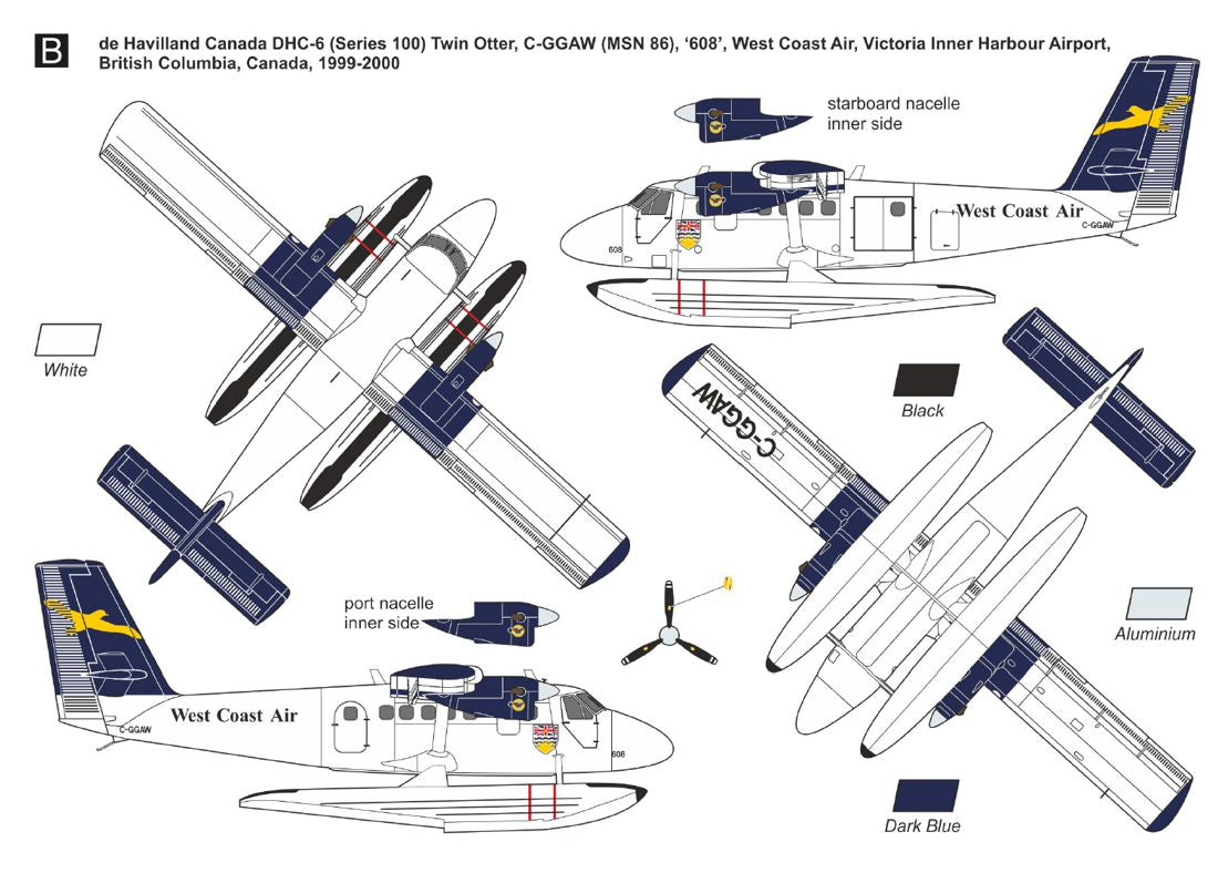Mark I Models MKM144198 1:144 DHC-6 'On Wheels, Skis and Floats'