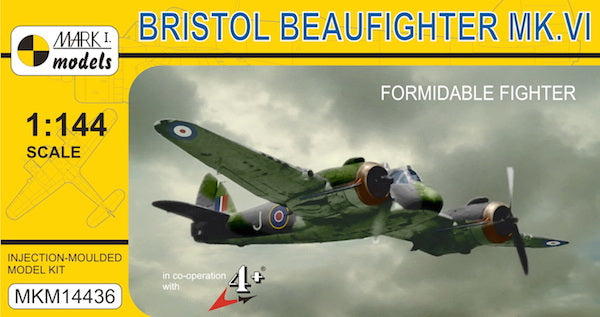 Mark I Models MKM14436 1:144 Bristol Beaufighter Mk.VIF/C 'Formidable Fighter' (RAF, RAAF)