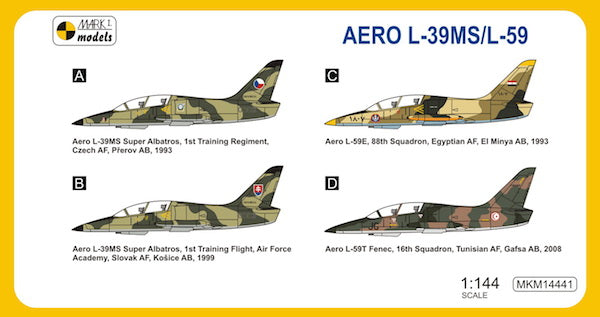 Mark I Models MKM14441 1:144 Aero L-39MS/L-59 'Super Albatros'
