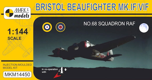 Mark I Models MKM14450 1:144 Bristol Beaufighter Mk.IF/VIF 'No.68 Sq. RAF'