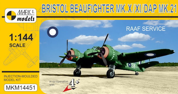 Mark I Models MKM14451 1:144 Bristol Beaufighter Mk.X/Mk.XI/Mk.21 'RAAF Service'