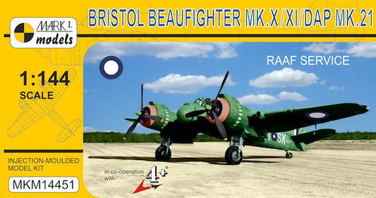 Mark I Models MKM14451 1:144 Bristol Beaufighter Mk.X/Mk.XI/Mk.21 'RAAF Service'