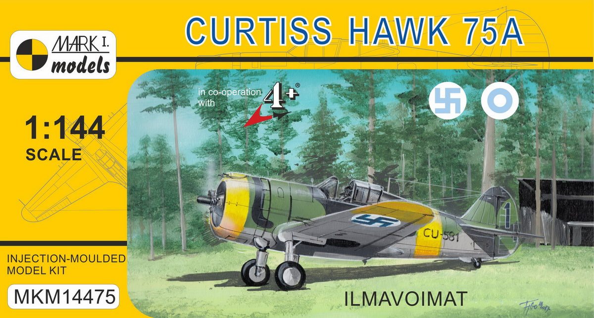 Mark I Models MKM14475 1:144 Curtiss H-75A 'Ilmavoimat' (Finnish AF)