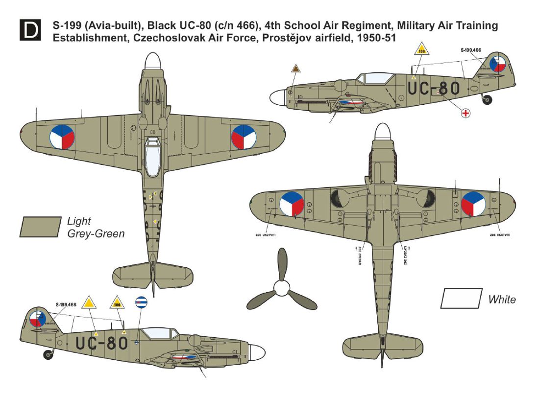 Mark I Models MKM14477 1:144 Avia S-199 'Bubble Canopy' (2in1) (two kits included)