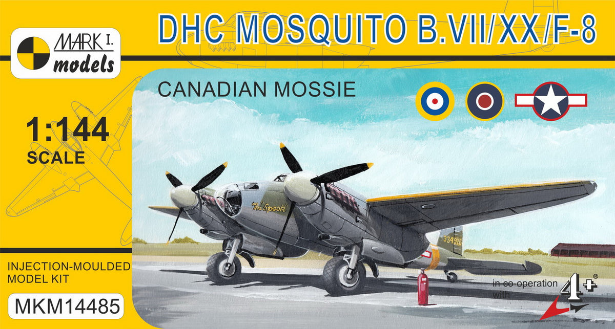 Mark I Models MKM14485 1:144 de Havilland Mosquito B.VII/B.XX/F-8 'Canadian Mossie' (RCAF, USAAF)