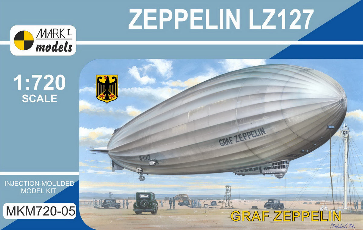 Mark I Models MKM720-05 1:720 Zeppelin LZ127 Graf Zeppelin (DELAG, DZR)