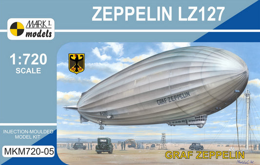Mark I Models MKM720-05 1:720 Zeppelin LZ127 Graf Zeppelin (DELAG, DZR)
