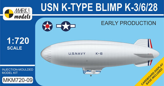 Mark I Models MKM720-09 1:720 K-type Blimp (K-3/6/28) 'Early Production'