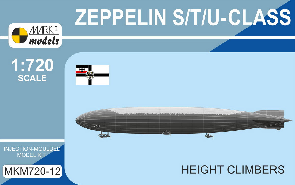 Mark I Models MKM720-12 1:720 Zeppelin S, T & U-class 'Height Climbers'