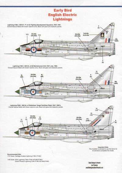Model Alliance MA-48134 1:48 Early BAC/EE Lightnings