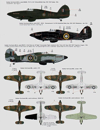 Model Alliance MA-48147 1:48 Hawker Hurricane in RAF and Commonwealth Service Pt 1