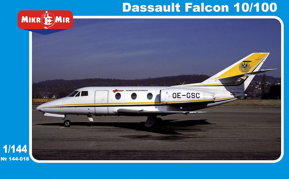 Mikro-Mir 144-018 1:144 Dassault Falcon 10/100 OE-GSC