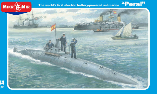 Mikro-Mir 144-021 1:144 'Peral' The Worlds First Electric Powered Submarine