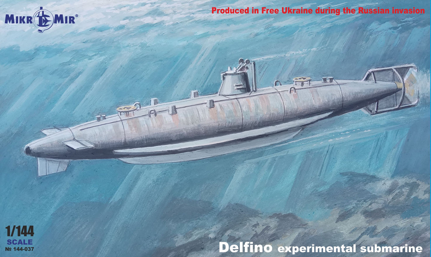 Mikro-Mir 144-037 1:144 Delfino experimental submarine