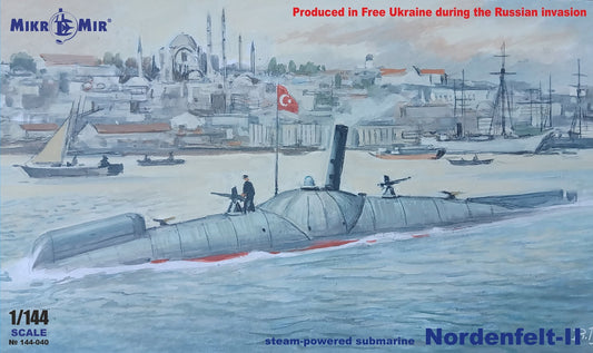 Mikro-Mir MM144-040 1:144 NORDENFELT II submarine