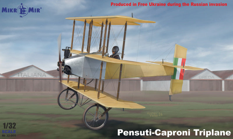 Mikro-Mir 32-005 1:32 Pensuti Caproni triplane (Breda-Pensuti B.1)