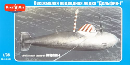 Mikro-Mir 35-004 1:35 'Delphin' German Midget Submarine