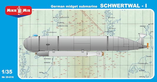 Mikro-Mir 35-016 1:35 'Schwertal' - German Midget Submarine