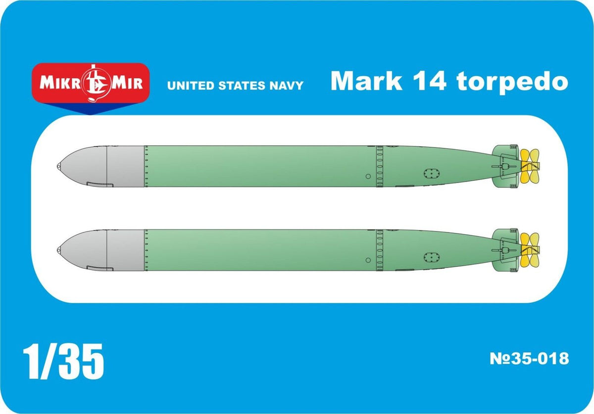 Mikro-Mir 35-018 1:35 United States Navy Mark 14 Torpedo