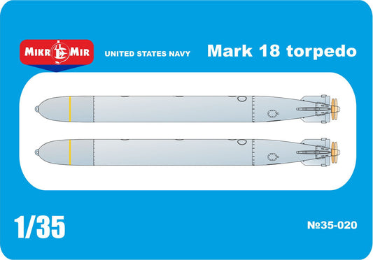 Mikro-Mir 35-020 1:35 United States Navy Mk.18 Torpedo