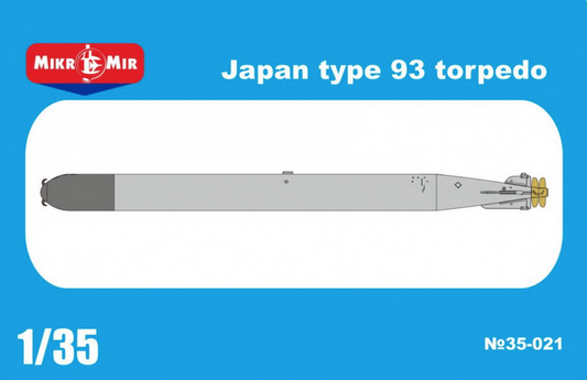 Mikro-Mir 35-021 1:35 Japan Type 93 Torpedo
