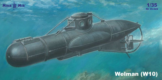 Mikro-Mir 35-022 1:35 Welman (W10) one-man British midget submarine