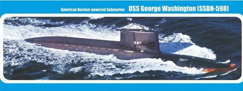 Mikro-Mir 350-17 1:350 USS George Washington SSBN-658