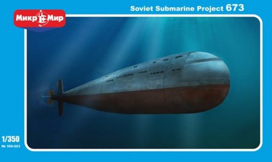 Mikro-Mir 350-23 1:350 Soviet Submarine Project 673