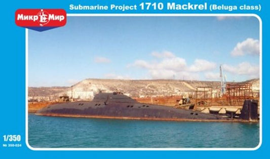 Mikro-Mir 350-24 1:350 Submarine Project 1710 Mackrel (Beluga Class)
