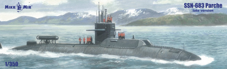 Mikro-Mir 350-39 1:350 SSN-683 Parche (late version) submarine