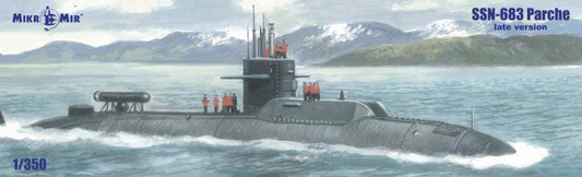 Mikro-Mir 350-39 1:350 SSN-683 Parche (late version) submarine