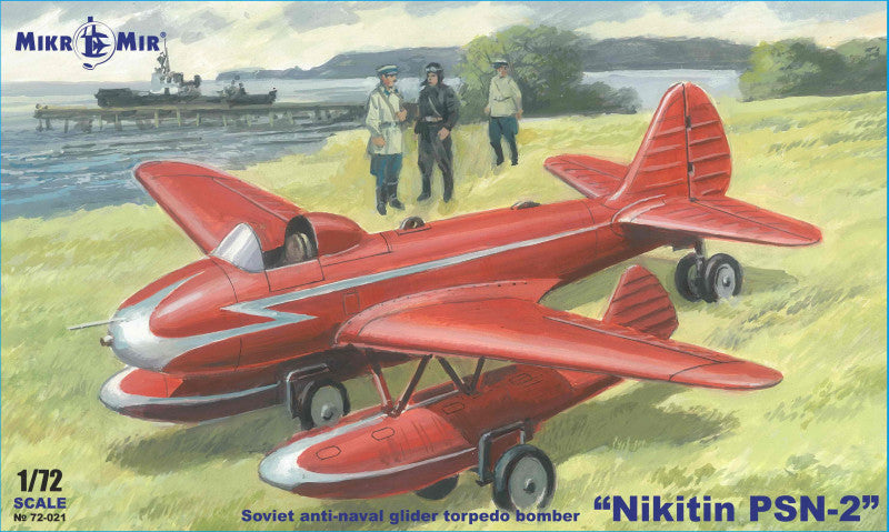 Mikro-Mir 72-021 1:72 Nikitin PSN-2 Soviet anti-naval glider torpedo bomber