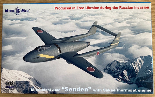 Mikro-Mir 72-024 1:72 Mitsubishi J4M Senden with Sakae thermojet engine