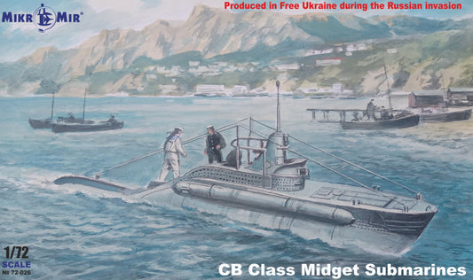 Mikro-Mir 72-026 1:72 Italian CB Class Midget Submarines