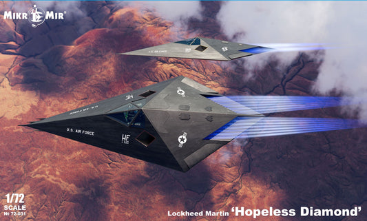 Mikro-Mir 72-031 1:72 Lockheed ‘Have Blue’ ‘Hopeless Diamond’