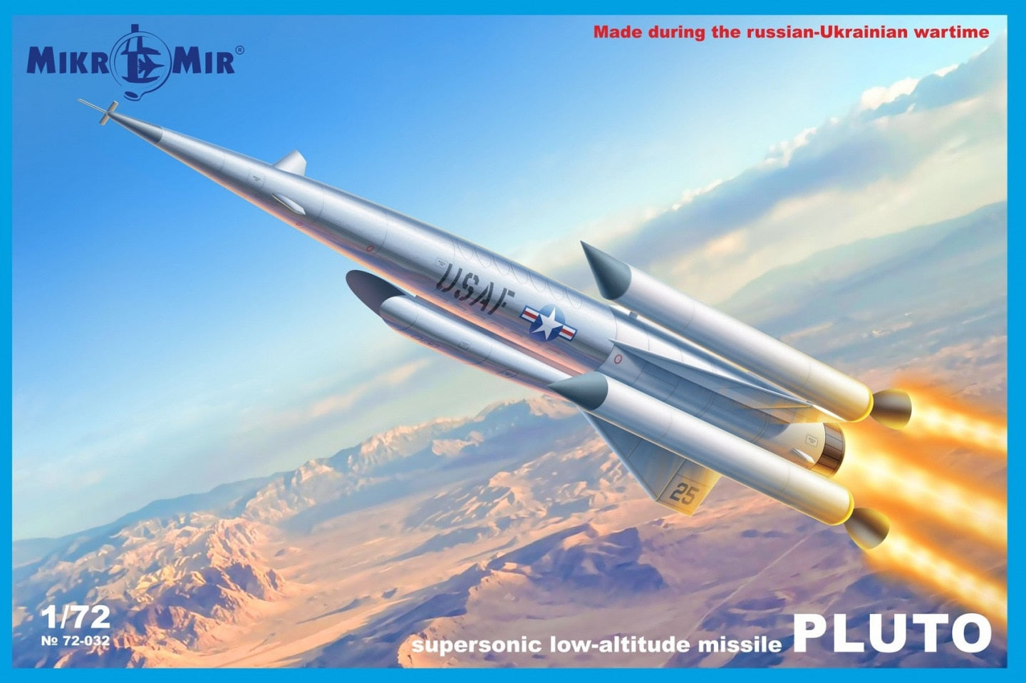 Mikro-Mir 72-032 1:72 'Pluto' super-sonic missile