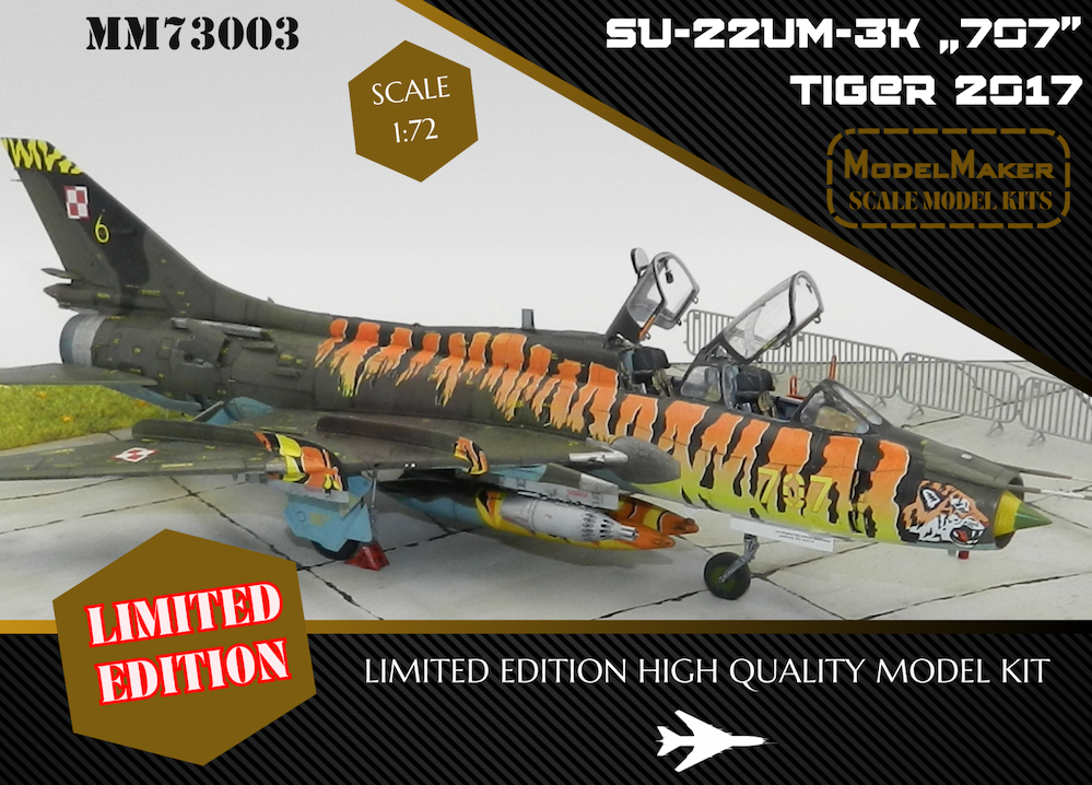 Model Maker MM73003 1:72 Sukhoi Su-22UM-3K 707 Polish Tiger 2017 plastic model kit