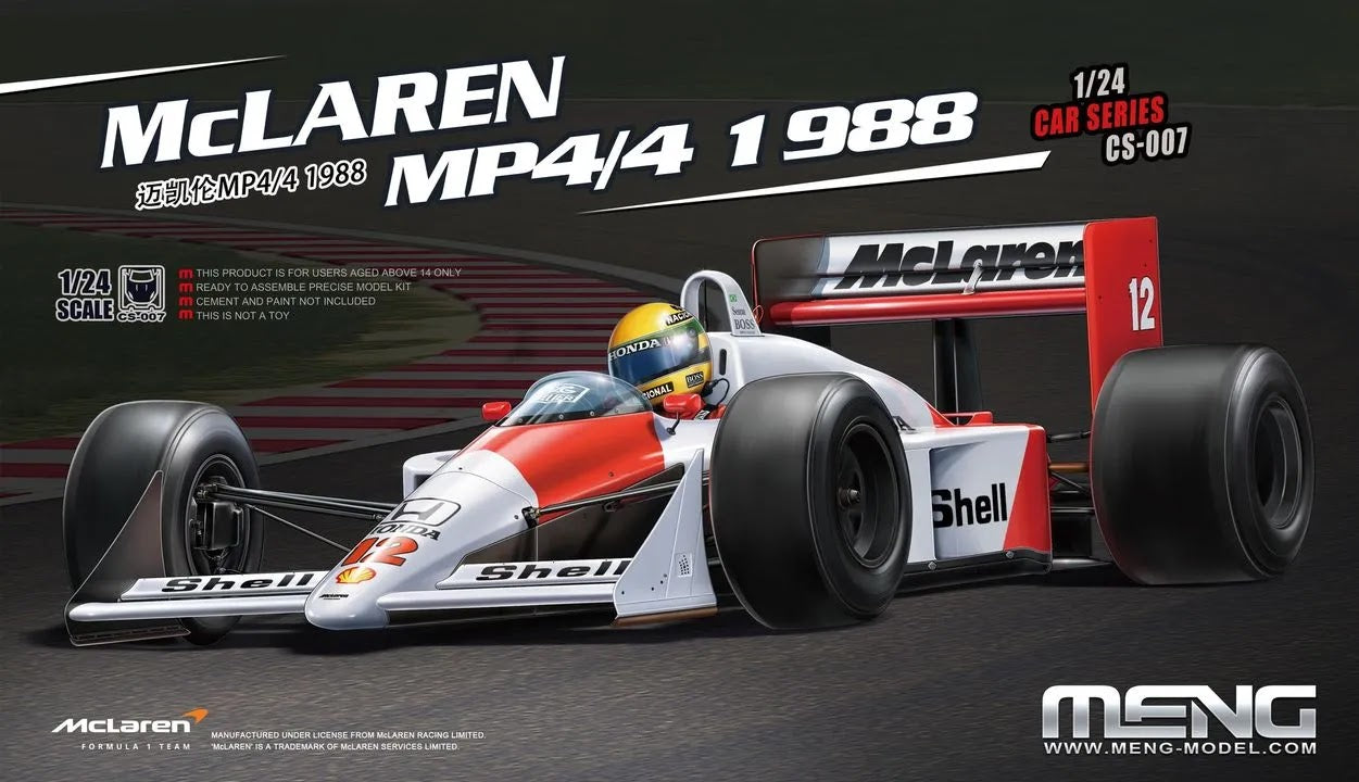 Meng Model CS-007 1:24 Mclaren MP4/4 1988