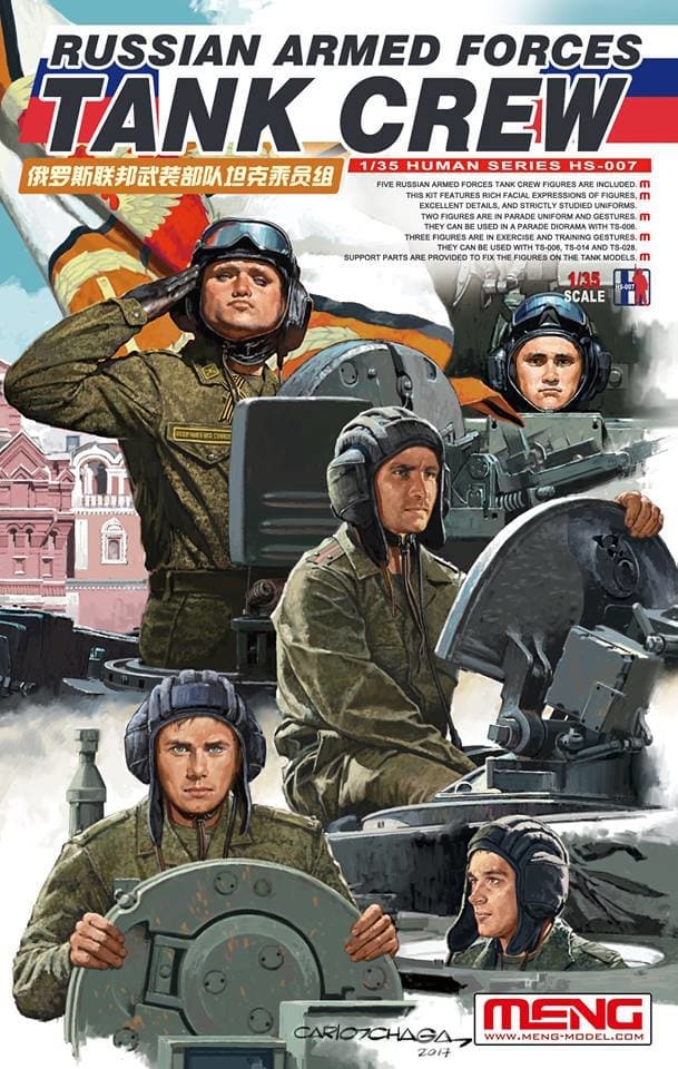 Meng Model HS-007 1:35 Soviet Armed Forces Tank Crew