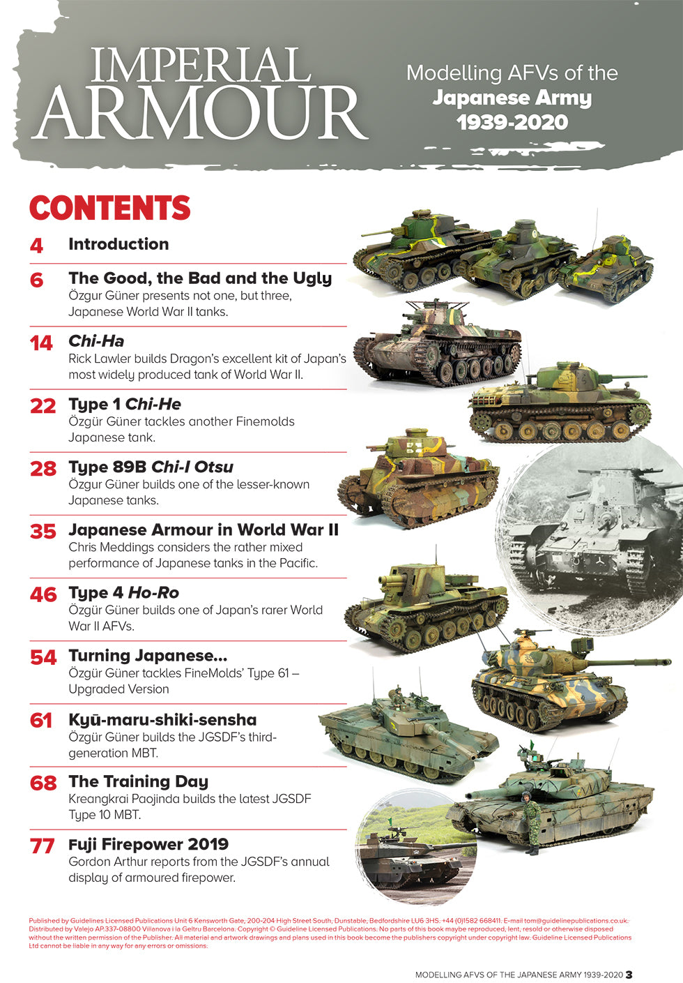Guideline Publications - MMI-IA - Imperial Armour: Modelling AFVs of the Japanese Army 1939-2020