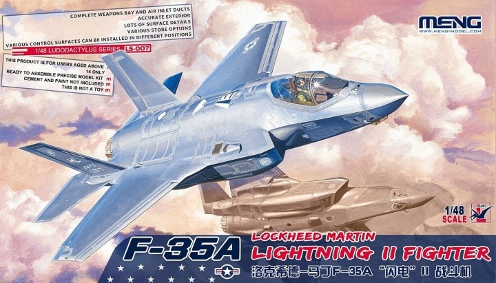 Meng Model LS-007 1:48 Lockheed-Martin F-35A Lightning II