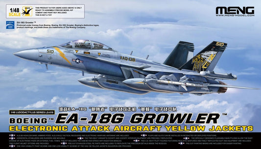 Meng Model MMLS-019 1:48 Boeing EA-18G Growler 'Yellow Jackets'