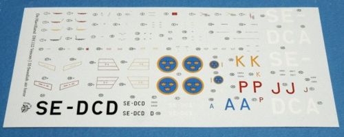 Maestro Models MMD7209 1:72 J33 Venom Swedish Airforce decal