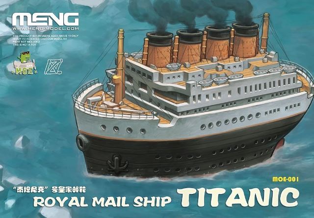 Meng Model MOE-001  R.M.S Titanic Cartoon Ship