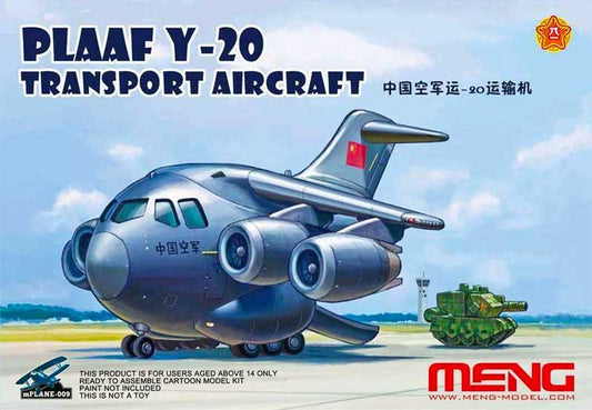 Meng Model MP-009 PLAAF Y-20 Transport Aircraft (Kids Caricature Series)