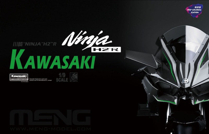 Meng Model MT-001S 1:9 Kawasaki Ninja H2R (Pre-Coloured)