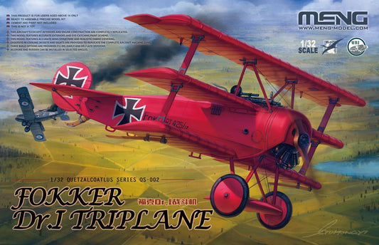 Meng Model QS-002 1:32 Fokker Dr.I Triplane